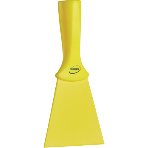 Grattoir en nylon avec poign&eacute;e filet&eacute;e, Jaune, 4" la x 8" lo Les Distributions ICE
