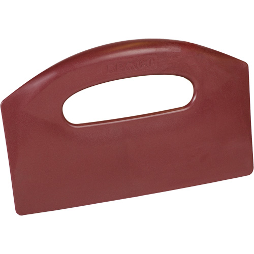 Grattoir de paillasse perceptible par d&eacute;tecteur de m&eacute;tal, Rouge, 8-1/2" la x 5-1/4" lo Les Distributions ICE