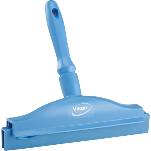 Raclette &agrave; lame double ultra hygi&eacute;nique, 10", Bleu Les Distributions ICE