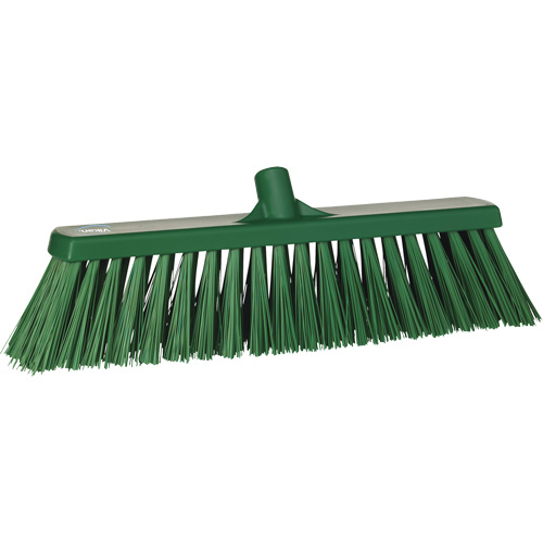 Balai-brosse robuste, Crins Ferme, 20", Polyester, Vert Les Distributions ICE