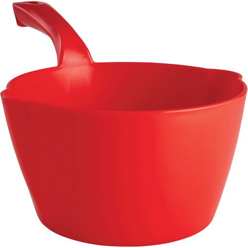 Pelle &agrave; main ronde, Plastique, Rouge, 64 oz Les Distributions ICE