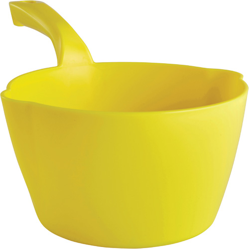 Pelle &agrave; main ronde, Plastique, Jaune, 64 oz Les Distributions ICE
