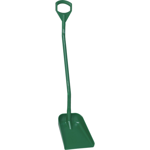 Ergonomic Small Blade Shovel, 50" Length, Plastic, Green Les Distributions ICE