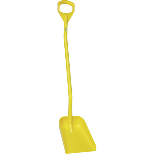 Pelle ergonomique &agrave; lame r&eacute;duite, Longueur de 50", Plastique, Jaune Les Distributions ICE
