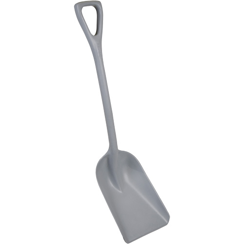 Pelle monobloc perceptible par d&eacute;tecteur de m&eacute;tal, Lame 10" x 14", Longueur de 37-1/2", Plastique, Gris Les Distributions ICE