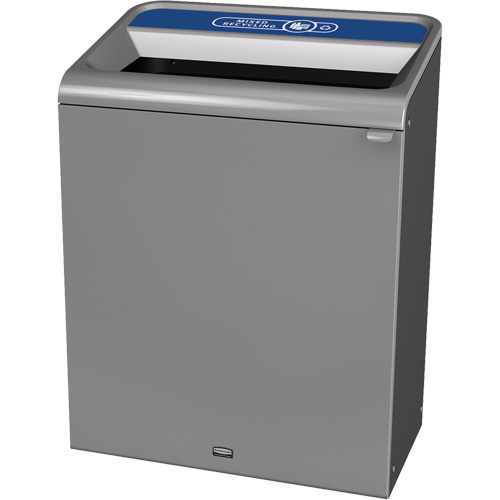 Conteneur pour d&eacute;chets de recyclage m&eacute;lang&eacute;s Configure, Vrac, Acier, 45 gal. US Les Distributions ICE