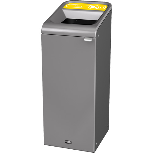 Conteneur pour d&eacute;chets de bidon Configure, Vrac/Bord de rue/De bureau, Acier, 15 gal. US Les Distributions ICE
