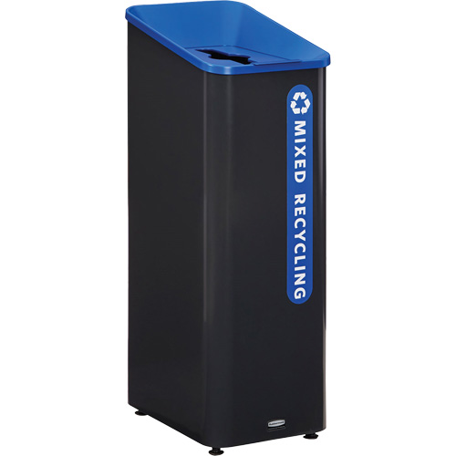 Sustain Mixed Recycling Container, Bulk, Plastic, 15 US gal. Les Distributions ICE