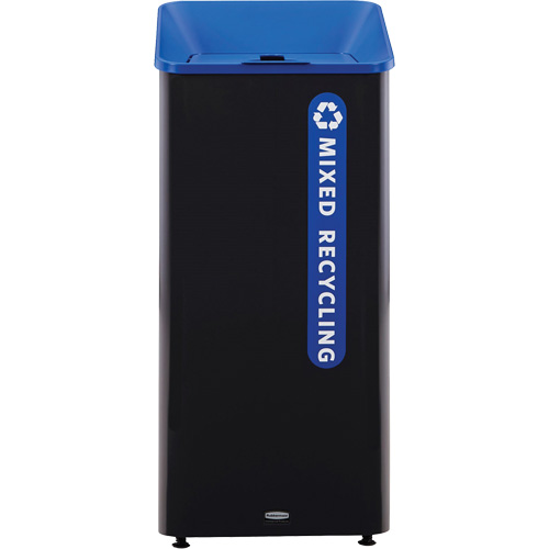 Sustain Mixed Recycling Container, Bulk, Plastic, 23 US gal. Les Distributions ICE