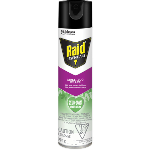 Raid&reg; Essentials Multi-Bug Killer, 350 g, Aerosol Can Les Distributions ICE