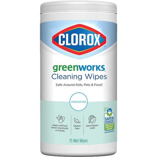 GreenWorks Cleaning Wipes, 75 Wipes Les Distributions ICE