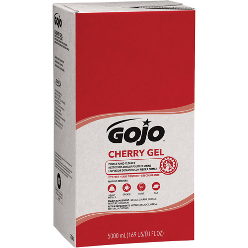 Nettoyant &agrave; mains pour distributeur Pro TDX, Gel/Pierre ponce, 5000 ml, Recharge, Cerise Les Distributions ICE