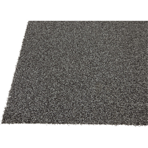 Tapis dint&eacute;rieur/ext&eacute;rieur Tundra, Latex/Polypropyl&egrave;ne, Grattoir Type, Motif Velours touffet&eacute;, 3-1/2' x 15', Charbon Les Distributions ICE