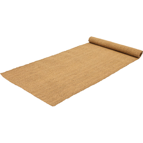 Tapis de coco int&eacute;rieur/ext&eacute;rieur, Fibre naturelle, Essuie-pieds/grattoir Type, Motif Tiss&eacute;, 3-3/4' x 150', Naturel Les Distributions ICE