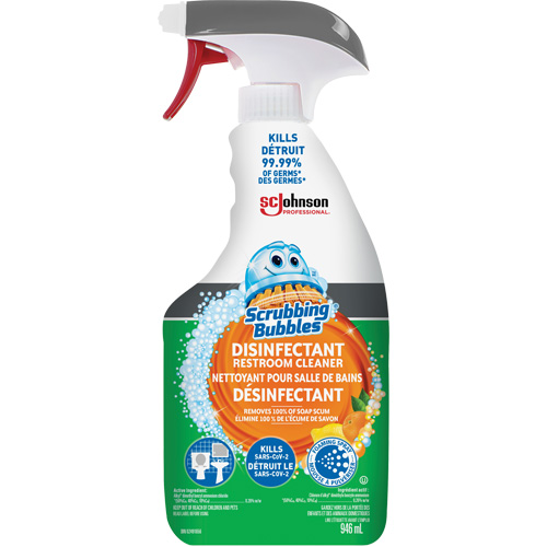 Scrubbing Bubbles&reg; Disinfecting Restroom Cleaner, 32 oz., Trigger Bottle Les Distributions ICE