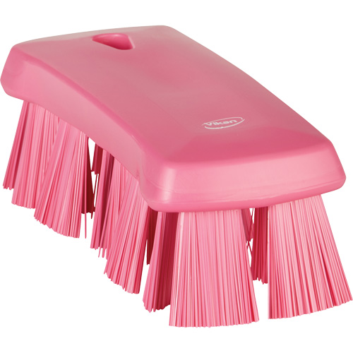 Brosse &agrave; main UST, Soies Ferme, Longueur de 6-9/10", Rose Les Distributions ICE