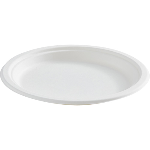 Round Fibre Compostable Plate Les Distributions ICE