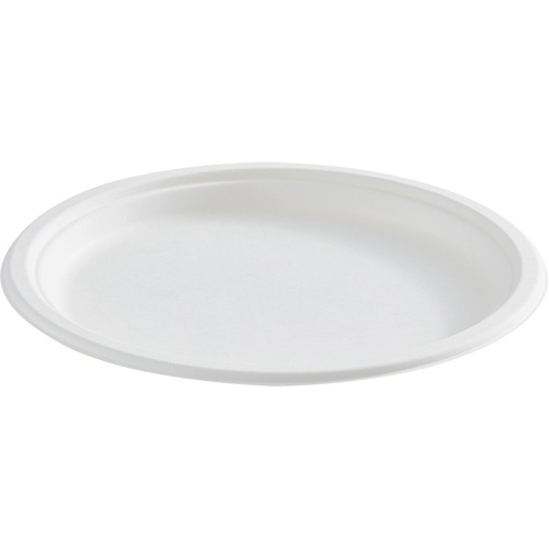 Round Fibre Compostable Plate Les Distributions ICE