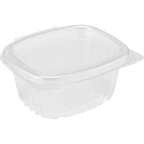 Contenant pour charcuterie avec couvercle &agrave; charni&egrave;re, Plastique Les Distributions ICE