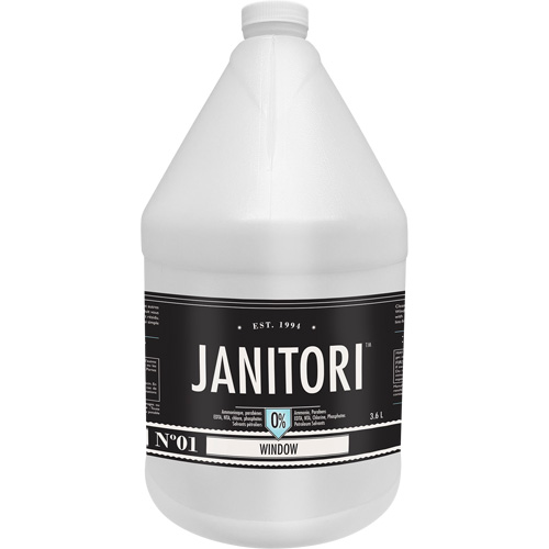 Janitori 01 Window Cleaner, 4 L, Jug Les Distributions ICE