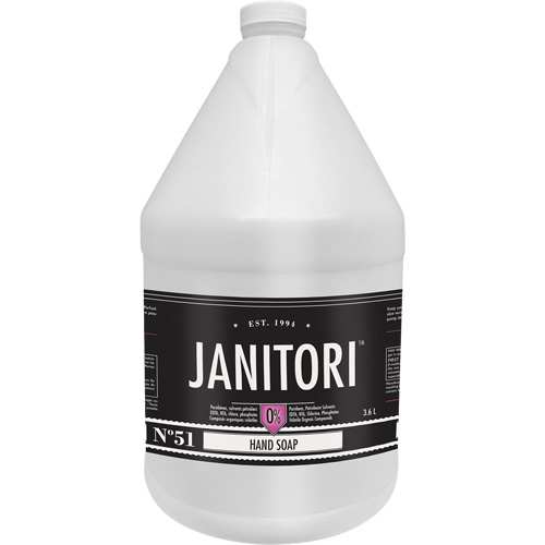 Savon &agrave; main Janitori, Mousse, 4 L, Parfum&eacute; Les Distributions ICE