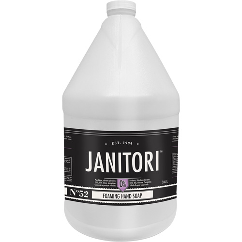 Savon &agrave; main Janitori 52, Mousse, 4 L, Parfum&eacute; Les Distributions ICE
