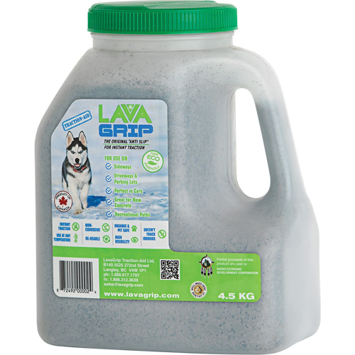 LavaGrip Traction-Aid, Container Size 9.9 lbs. (4.5 kg), Jug Les Distributions ICE