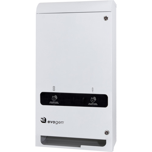 Distributeur sans contact double de tampons & serviettes EvoGen EVNT3 Les Distributions ICE