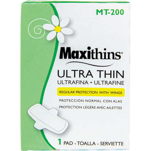 Maxithins&reg; Maxi Pad Ultra Thin with Wings Les Distributions ICE