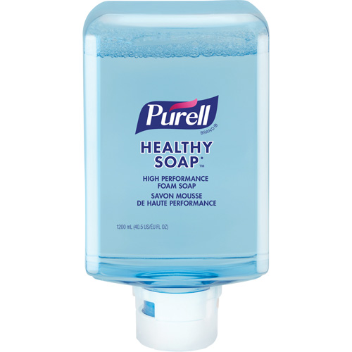Savon mousse de haute performance ES10 PURELL HEALTHY SOAP avec la technologie CLEAN RELEASE, Mousse, 1200 ml, Sans parfum Les Distributions ICE