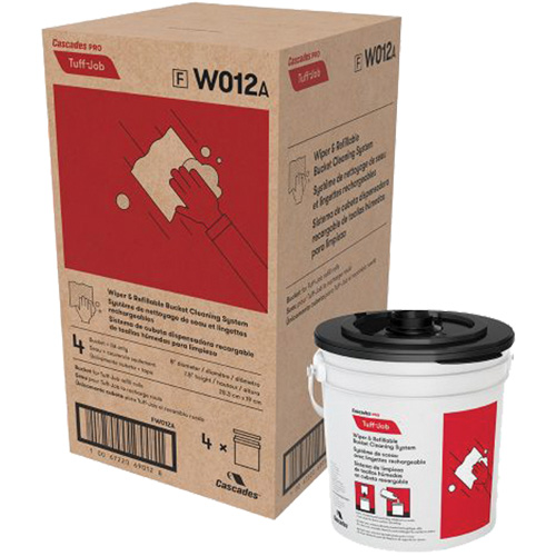 PRO Tuff-Job&reg; Refillable Bucket & Lid for W011 Wipers Les Distributions ICE