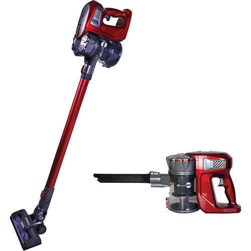 Rapid Red Cordless Stick Vacuum, Dry, 0.5 US Gal. (1.89 Litres) Les Distributions ICE