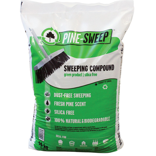 Pine Sweep Biodegradable Sweeping Compound, Bag, 44 lbs. (20 kg) Les Distributions ICE