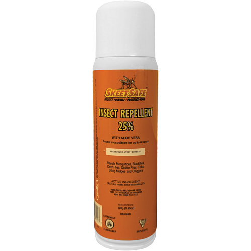 Insect Repellent, 25% DEET, Aerosol, 170 g Les Distributions ICE