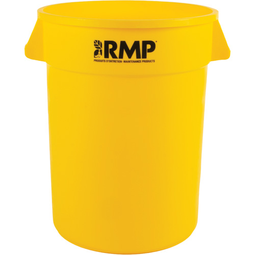 Garbage Bin, Polyethylene, 32 US gal. Les Distributions ICE