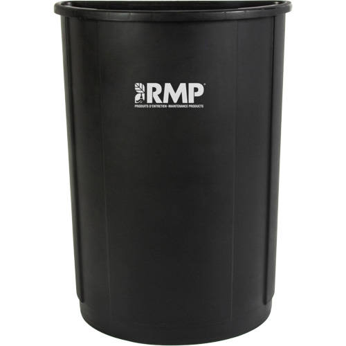 Half-Round Garbage Bin, Polyethylene, 21 US gal. Les Distributions ICE