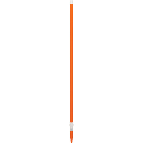 Manche, Balai/Brosse/Vadrouille &agrave; &eacute;pousseter/Support &agrave; tampon/Grattoir/Raclette/Vadrouille humide, Orange, T&eacute;lescopique, 62" - 109-2/5" lo Les Distributions ICE
