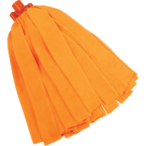 Socket Mop, Orange, Microfibre, Cut Style Les Distributions ICE