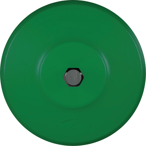 Brosse ronde HyDrive pour perceuse, Soies Tr&egrave;s ferme, Longueur de 3-1/10", Vert Les Distributions ICE