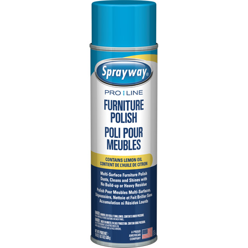 Pro Line Furniture Polish with Lemon Oil, 19 oz., Aerosol Can Les Distributions ICE