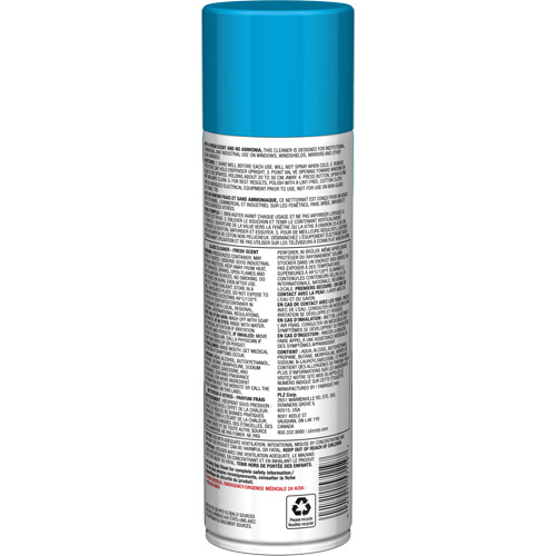 Nettoyant pour vitres Pro Line sans ammoniaque, au parfum frais, 19 oz., Canette a&eacute;rosol Les Distributions ICE