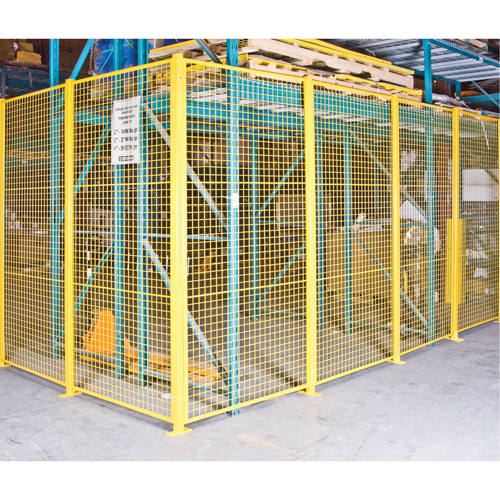 Wire Mesh Partition Components - Universal Posts, 10-1/4' H Les Distributions ICE