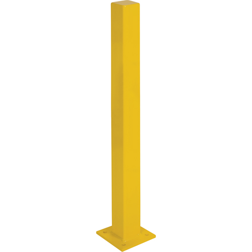 Butoirs robustes, Acier, 48" h x 4" la, Jaune Les Distributions ICE
