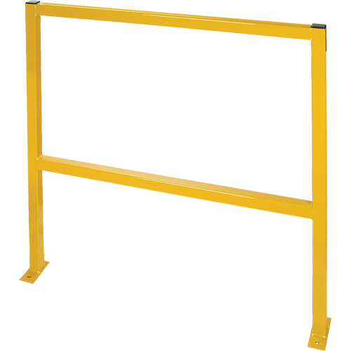 Perimeter Guards - Tubular Style, 96" W x 49-1/2" H, Yellow Les Distributions ICE