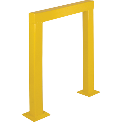 Safety Guards, 3' W x 3.5' H, Yellow Les Distributions ICE