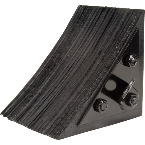 Wheel Chock, 8" x 8" x 8", Black Les Distributions ICE