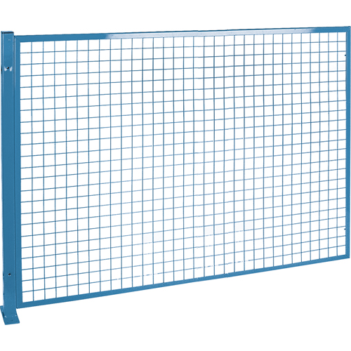 Perimeter Guards - Mesh Style, 4' H x 8' W, Blue Les Distributions ICE