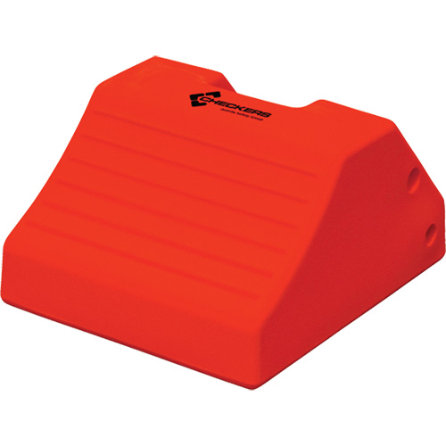 Cales-roue robustes, Polyur&eacute;thane, Jaune s&eacute;curit&eacute;, 15-1/2" la x 17-7/10" p x 10" h Les Distributions ICE