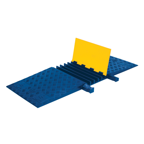 Yellow Jacket&reg; Cable Protector, 5 Channels, 18" L x 50" W x 1.875" H Les Distributions ICE
