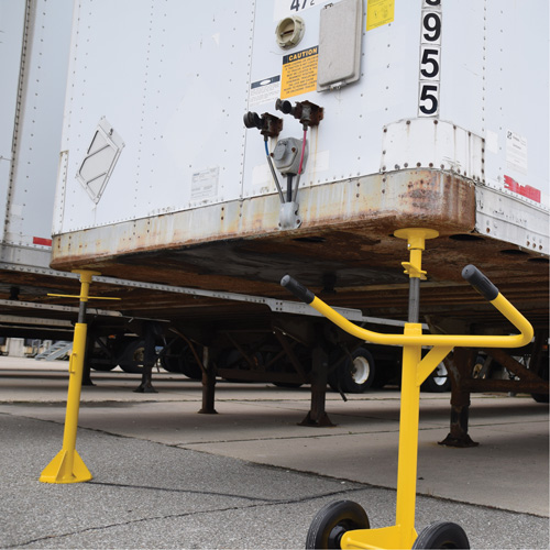 Supports stabilisateurs de remorque &agrave; deux montants, Cap. de levage 50 tonnes Les Distributions ICE